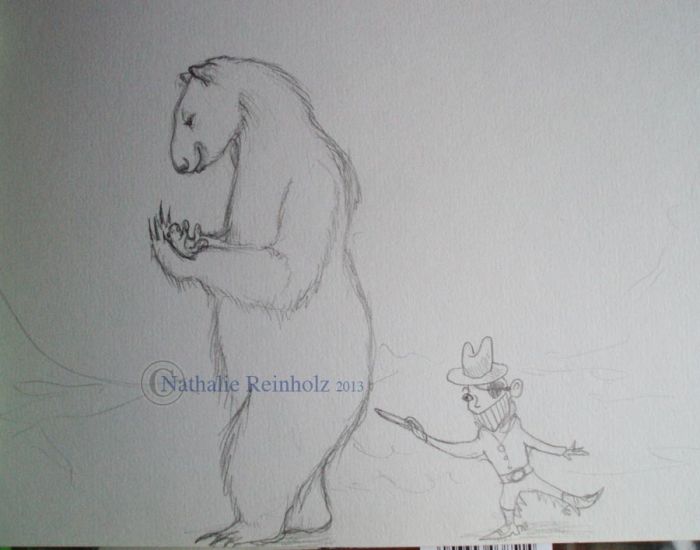Don't poke the bear!  by Natta